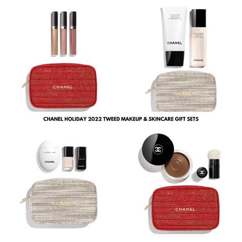 chanel holidays 2022|chanel tweed makeup 2022.